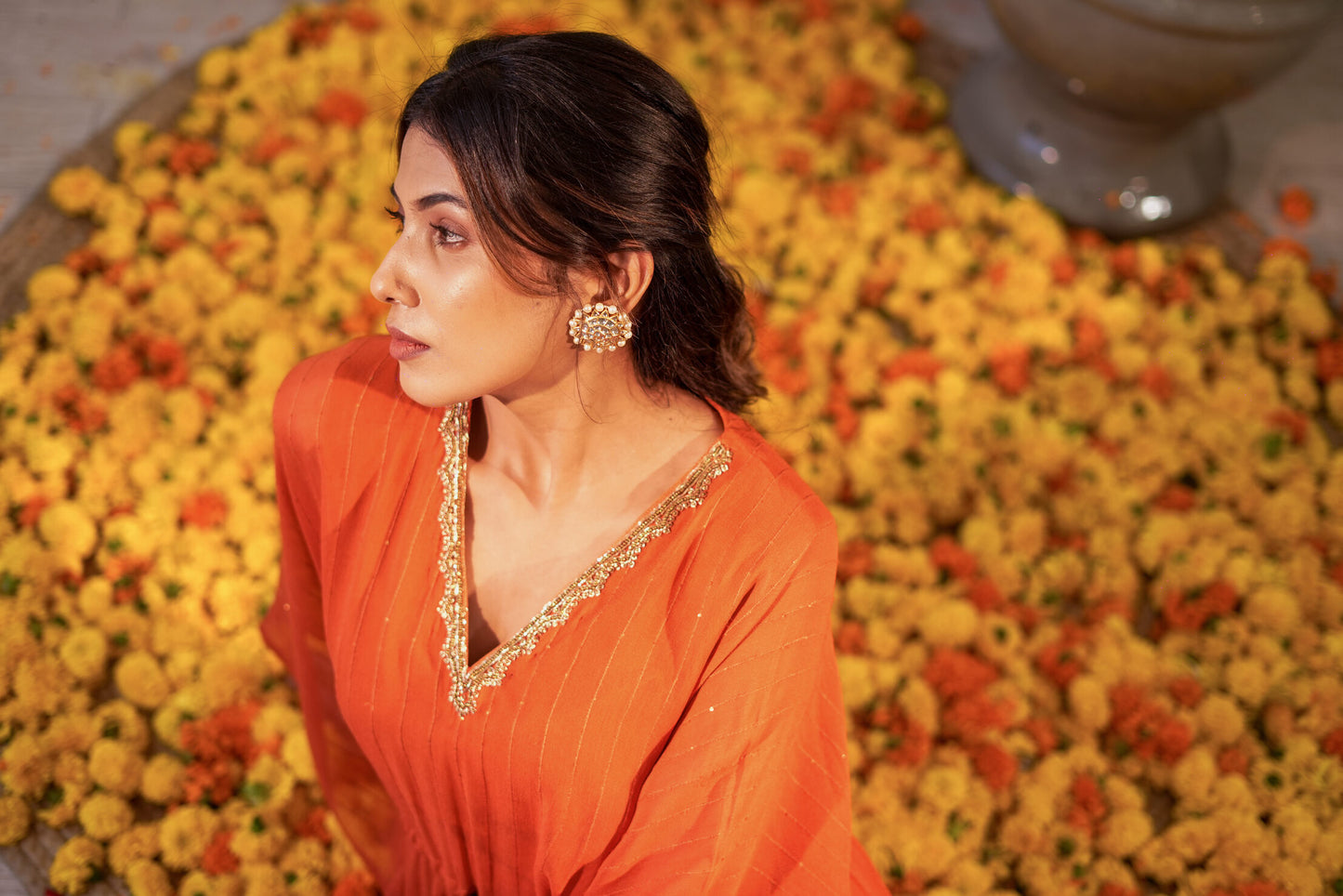 Hoor Rust Kaftan Set