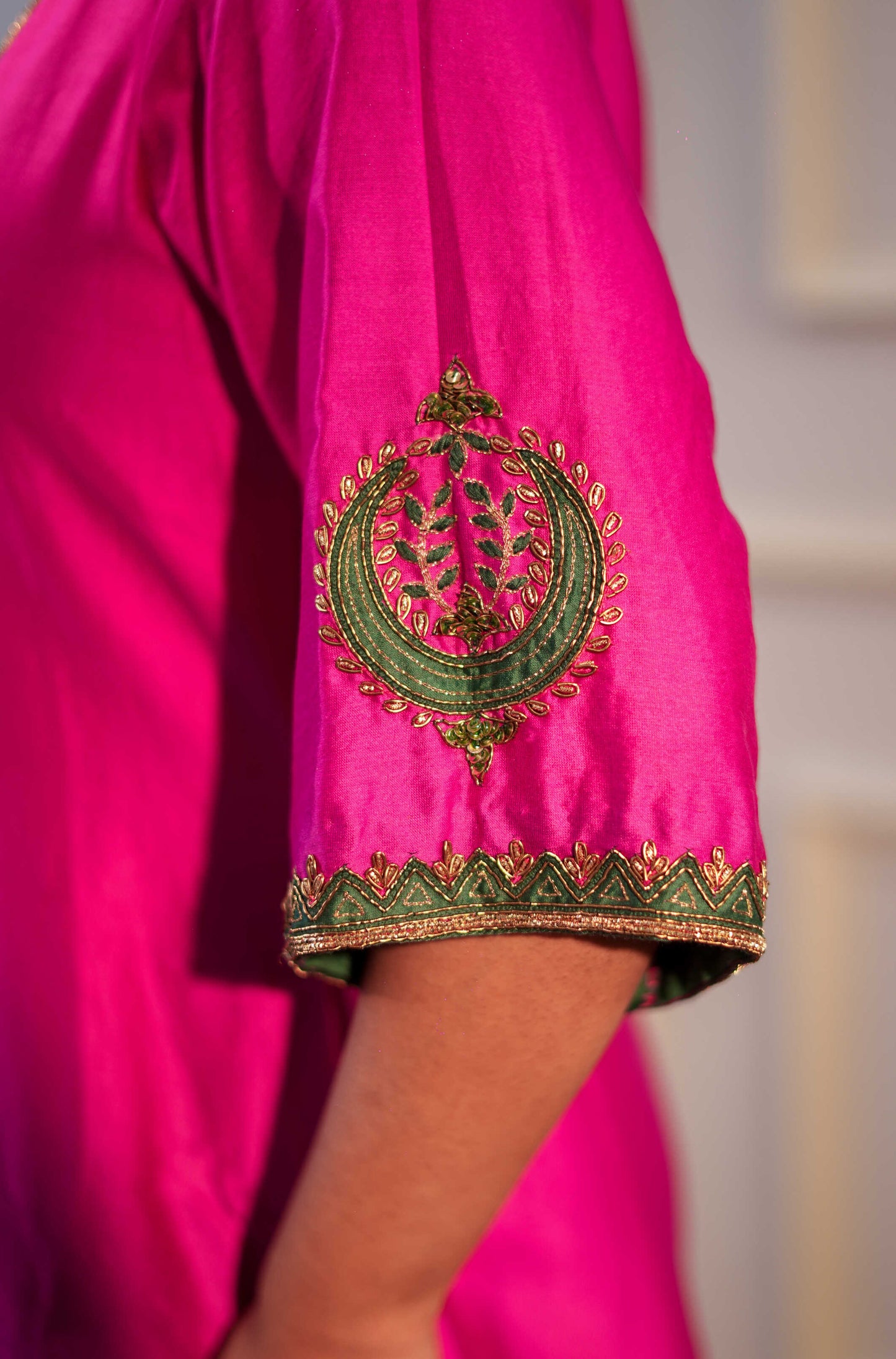 Chaand Pink kurta Set