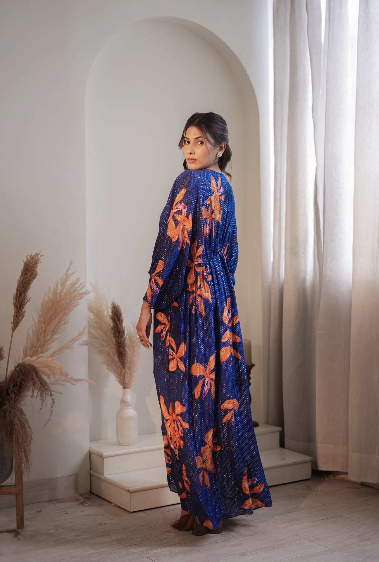 Royal Blue Lily Kaftan