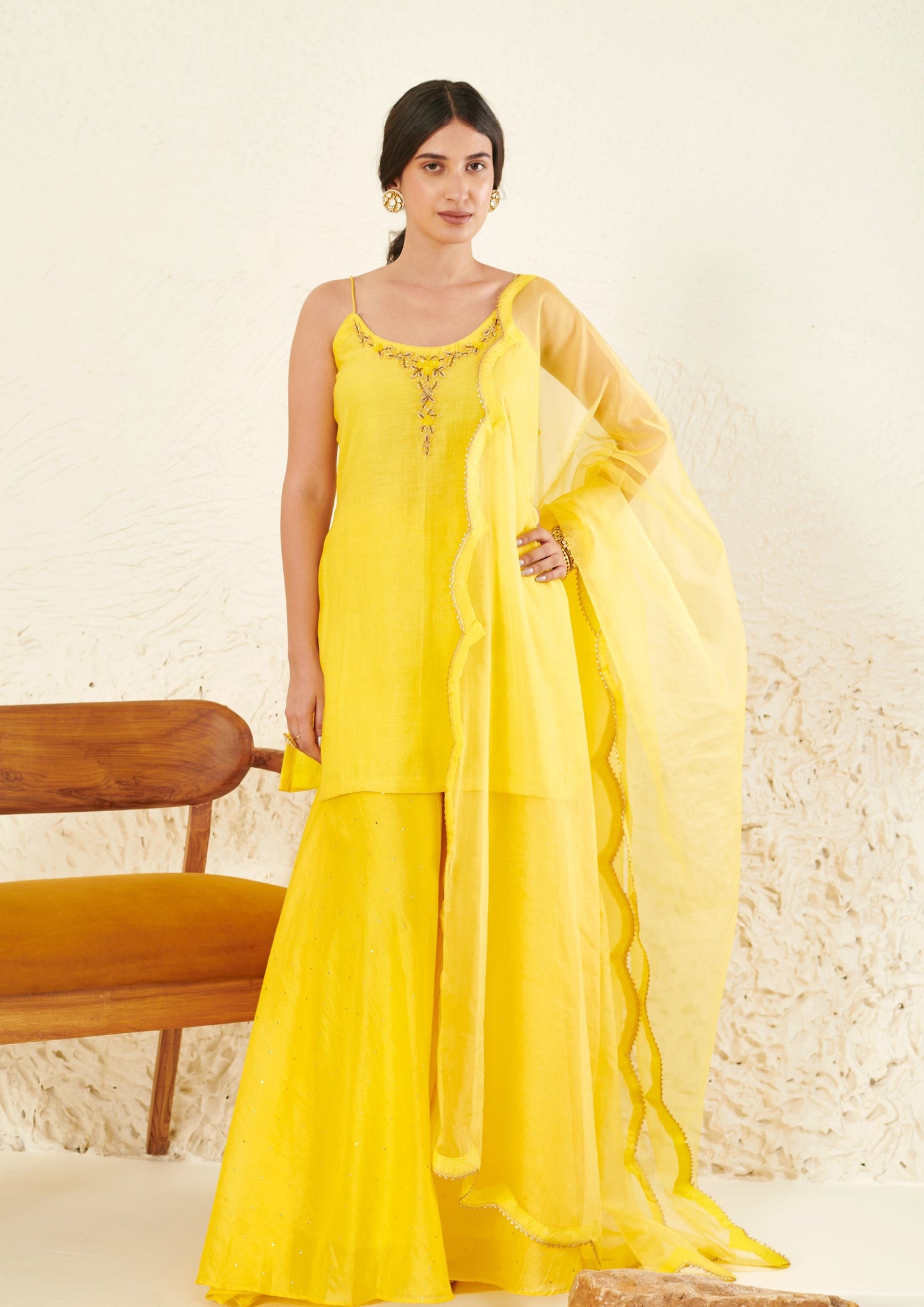 Heer Yellow Garara Set