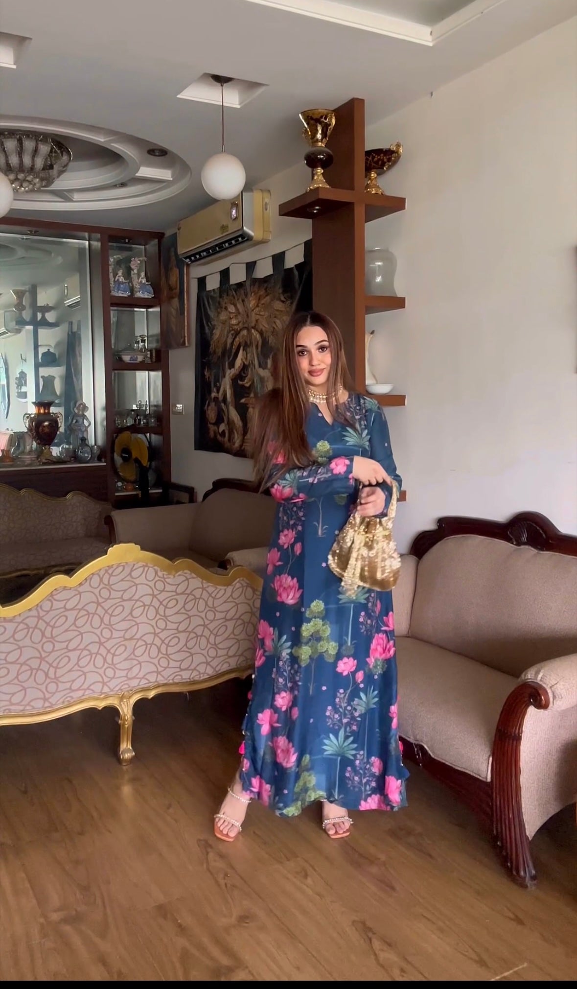 Moss Printed Kaftan