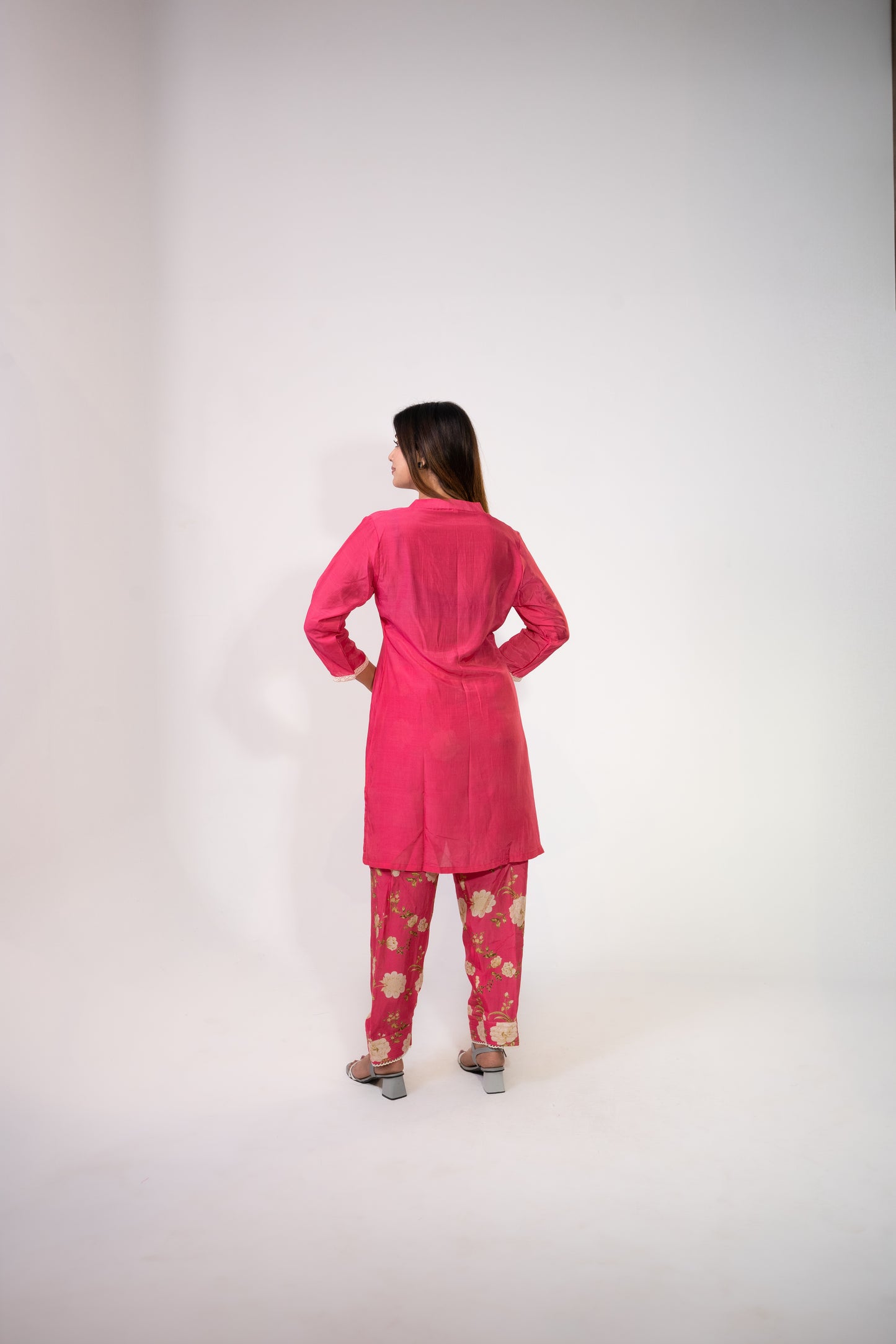Fuchsia Kurta Set