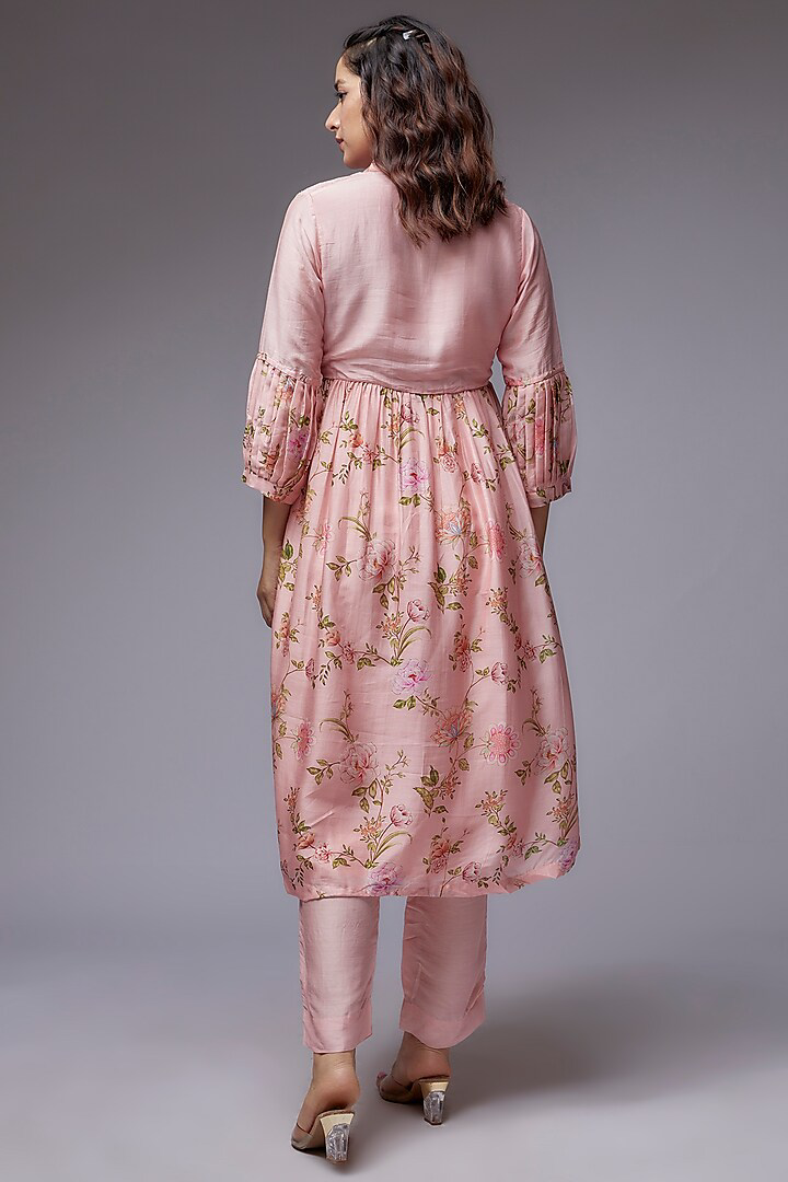 Blush Gather kurta Set