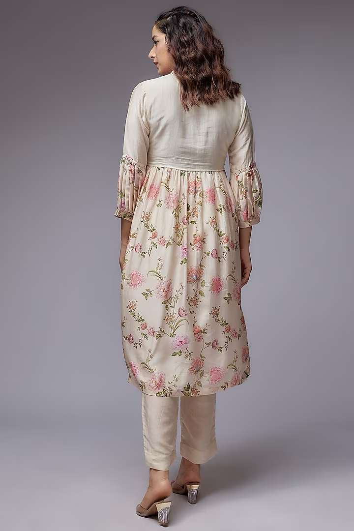 Pearl Gather kurta Set