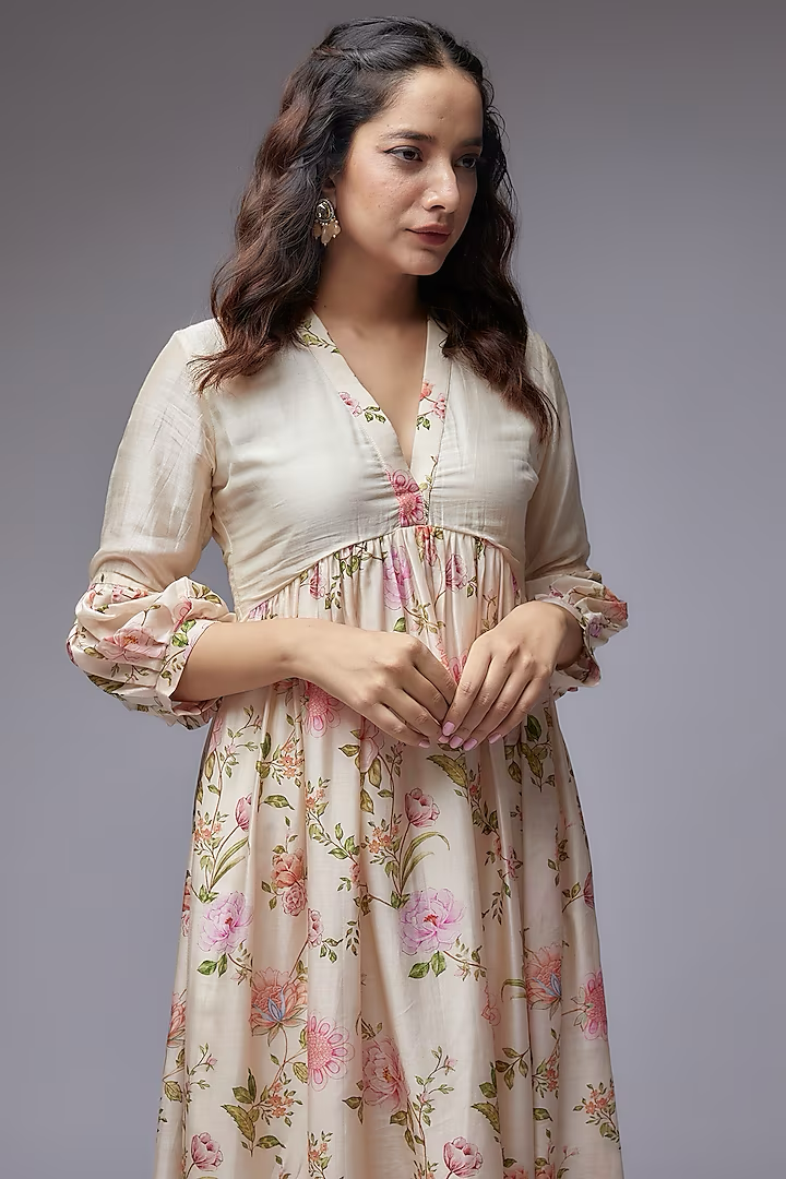 Pearl Gather kurta Set