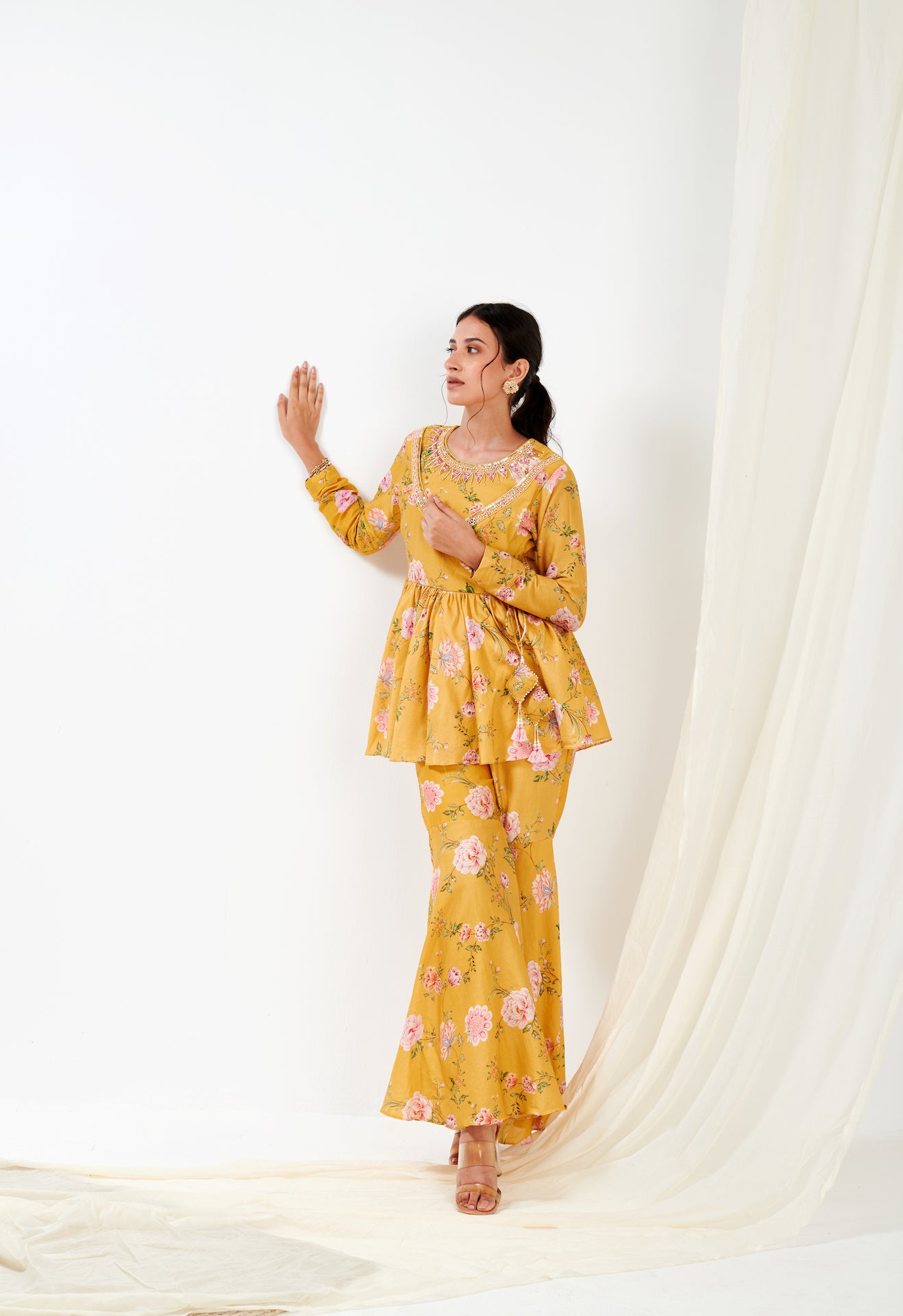 Honey Peplum Set