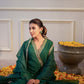 Afreen Green Angrakha Set