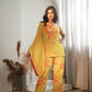 Luminous Lime Lily  One Shoulder Set