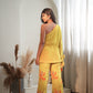 Luminous Lime Lily  One Shoulder Set