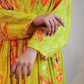 Luminous Lime Lily Kaftan