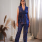Royal Blue Waist-Coat Set