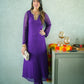 Noor Purple Kurta Set