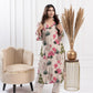 Misty Glass Neck Kurta Set