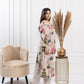Misty Glass Neck Kurta Set