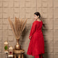 Maroon Choga Kurta Set