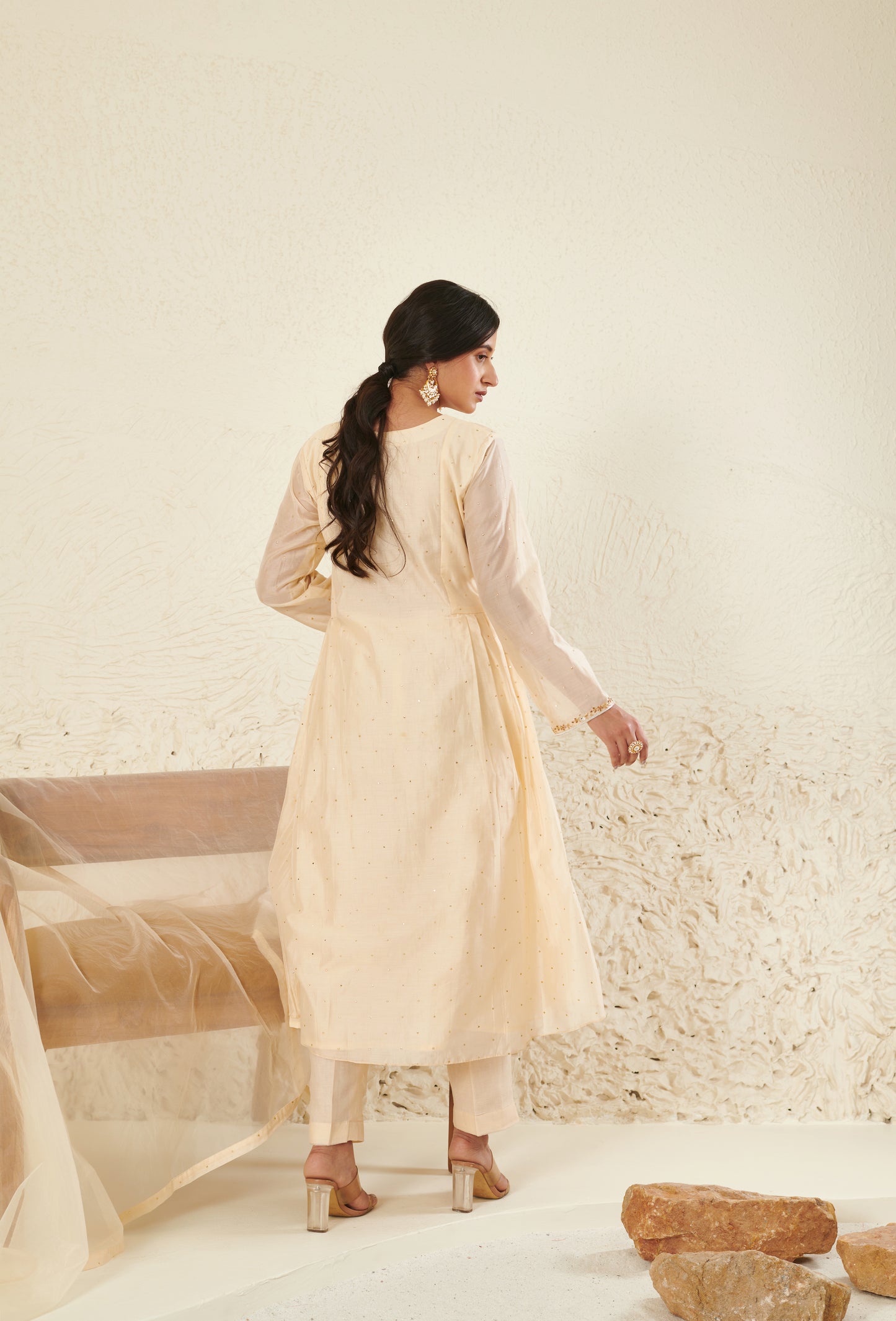 Falak Ivory Kurta set