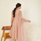 Mehtab Peach  Angrakha  Kurta Set