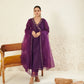 Mehtab Purple  Angrakha   kurta Set