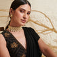 Aaria Black Ruffle  Saree
