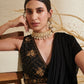 Aaria Black Ruffle  Saree