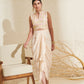 Esha Ivory Drape Skirt Set