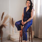 Royal Blue Waist-Coat Set