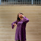 Plum Pakistani Co-ord Set