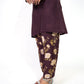 Wine Kurta Set