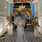 Aaria Grey Ruffle Saree