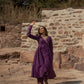 Mehtab Purple Angrakha kurta Set