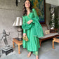 Mehtab Green Angrakha Kurta Set