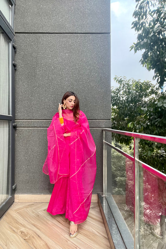 Kalki Pink Sharara Set