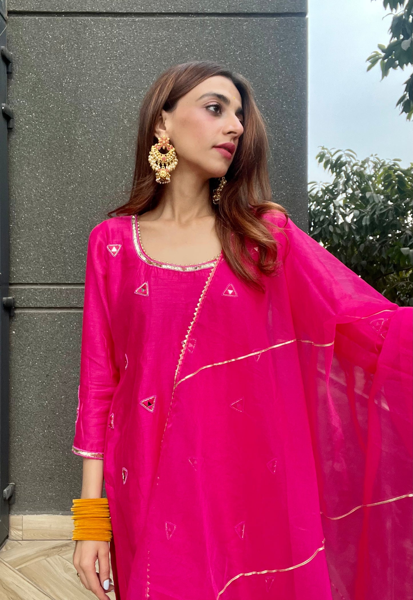 Kalki Pink Sharara Set