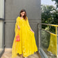 Anaya Yellow Anarkali Set