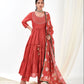 Ruby Layered kurta Set