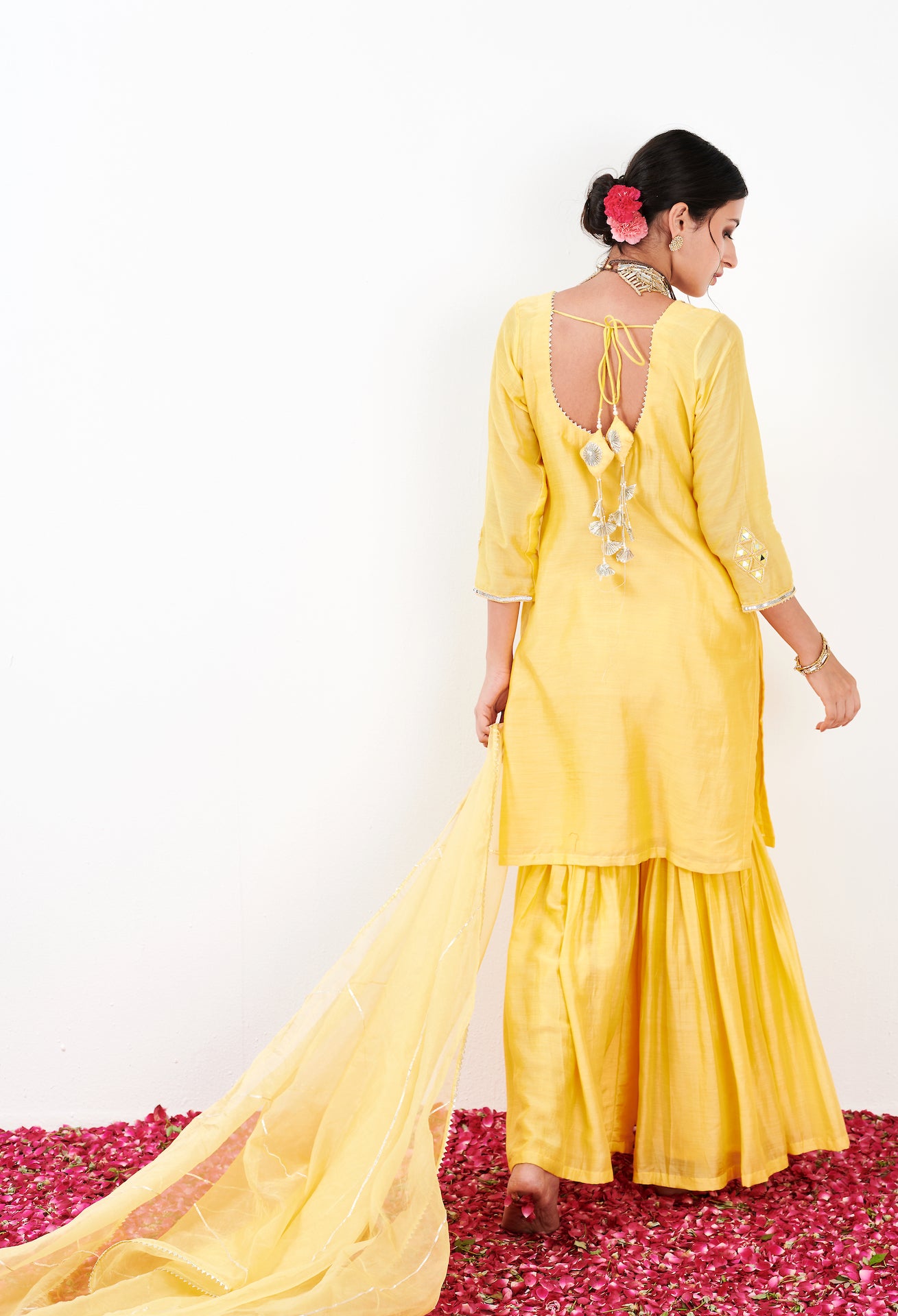 Kalki Yellow Sharara Set